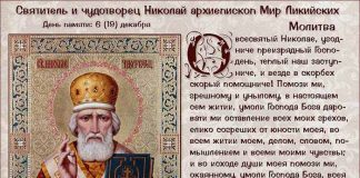 Молитвы и иконы Николаю Чудотворцу