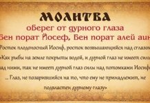 От зглаза молитва
