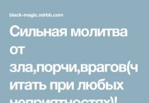 Сильные молитвы от проклятий и врагов
